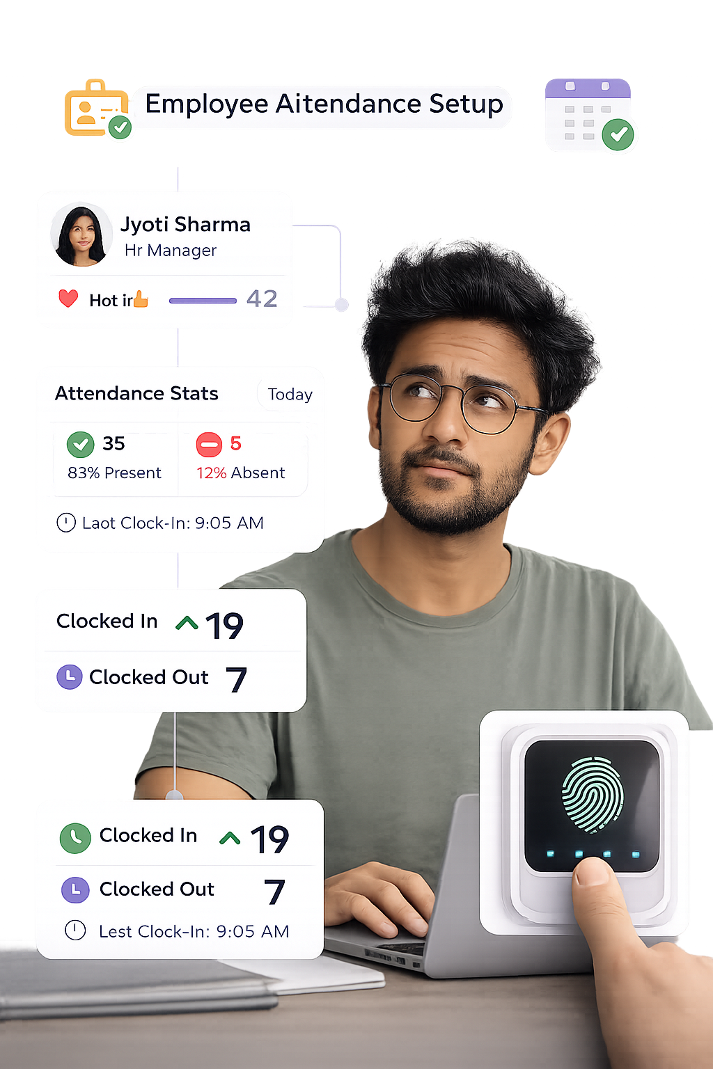 Employee attendance setup