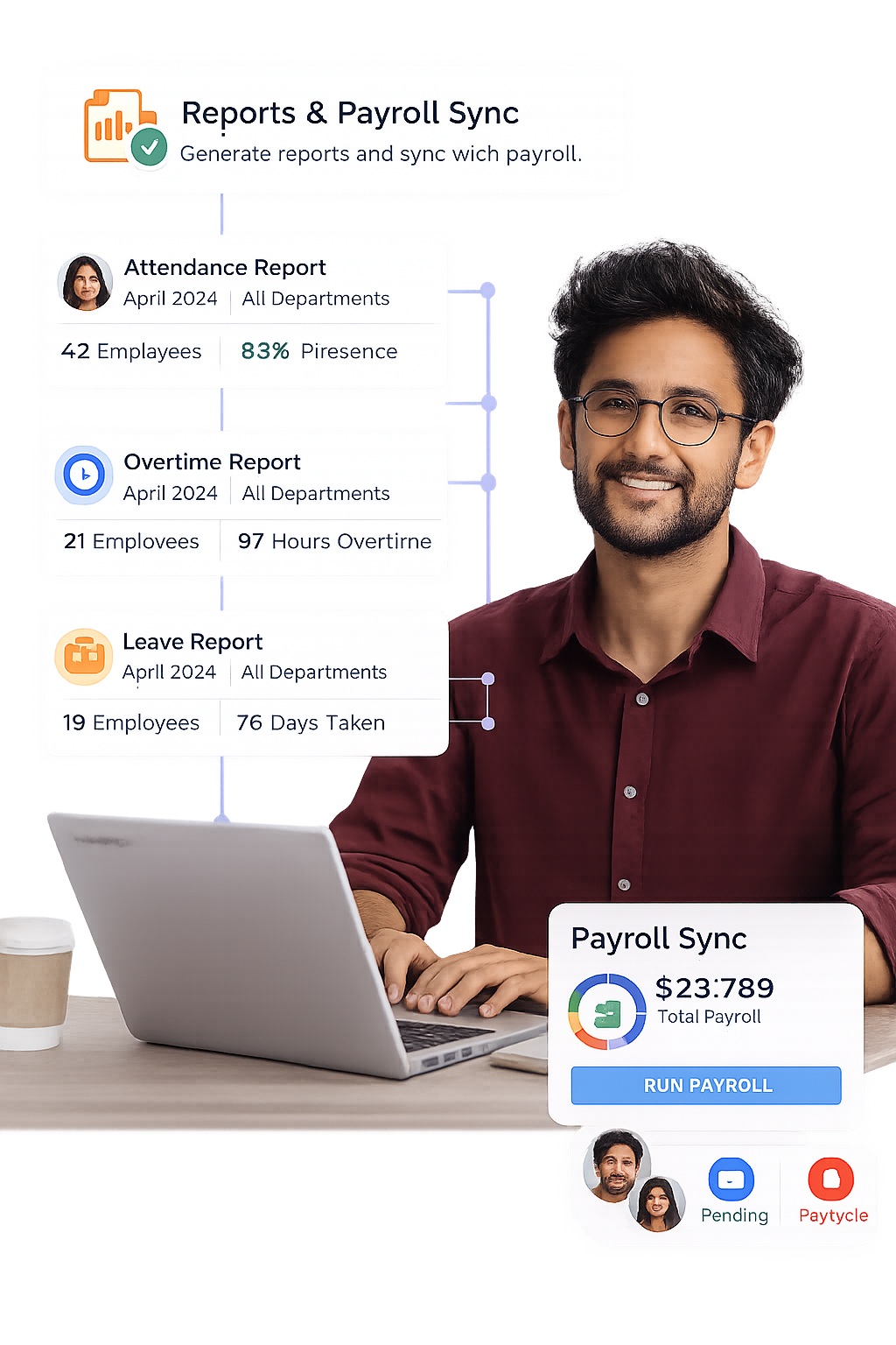 Reports & payroll sync